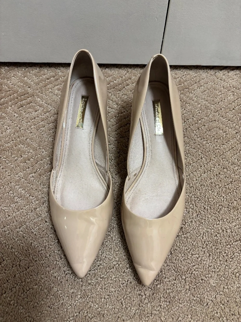 Louise Et Cie patent leather pumps
